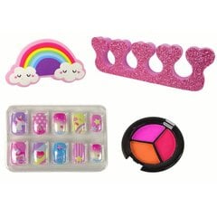 Laste ilukomplekt LeanToys Unicorn Nail Art Makeup Set, 1 tk hind ja info | Laste ja ema kosmeetika | hansapost.ee