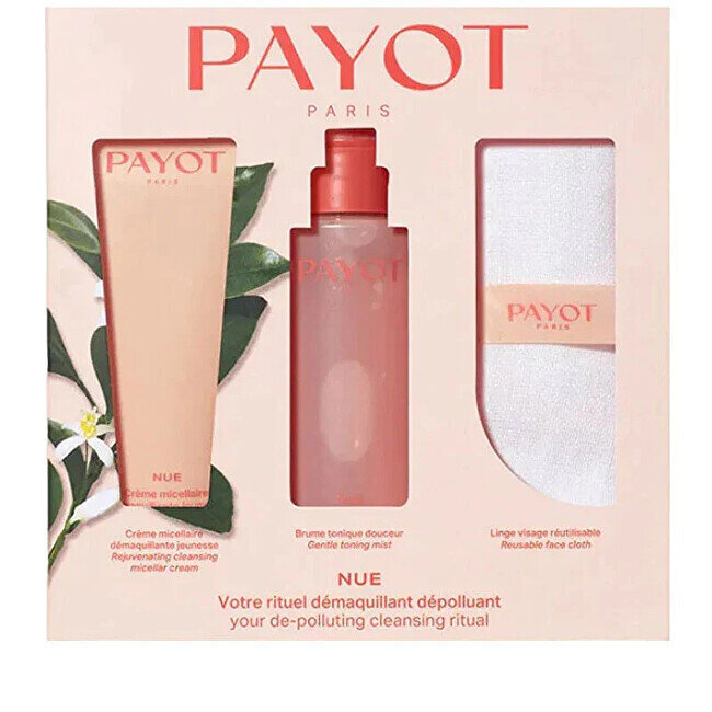 Kosmeetikakomplekt Payot Paris: mitsellaarne meigieemalduskreem, 75 ml + näo- ja silmatoonik, 100 ml + meigieemalduslapp цена и информация | Näopuhastusvahendid | hansapost.ee