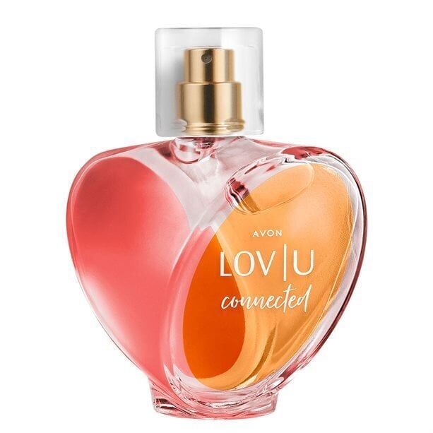 Lille-puuvilja aroomiga parfüümvesi Avon LOV U Connected, 50ml цена и информация | Parfüümid naistele | hansapost.ee