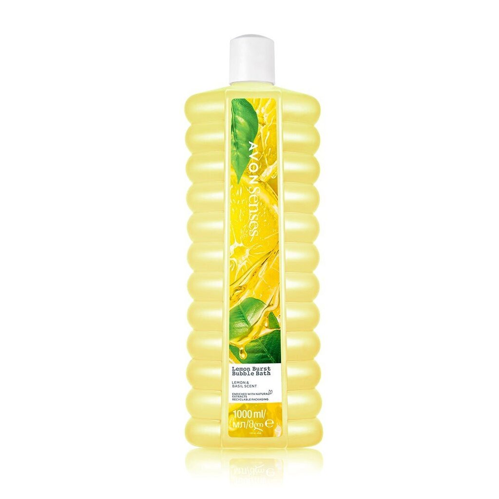 Vannivaht Lemon Burst sidruni ja basiiliku aroomiga, 1000ml, Avon hind ja info | Dušigeelid, õlid | hansapost.ee