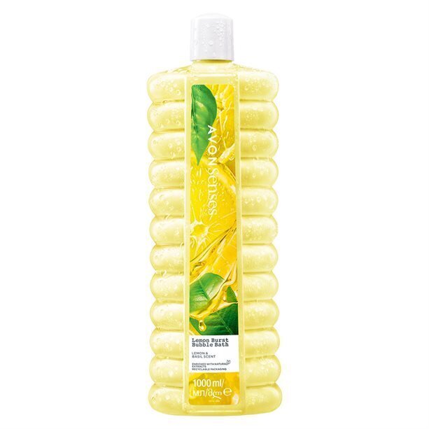 Vannivaht Lemon Burst sidruni ja basiiliku aroomiga, 1000ml, Avon hind ja info | Dušigeelid, õlid | hansapost.ee