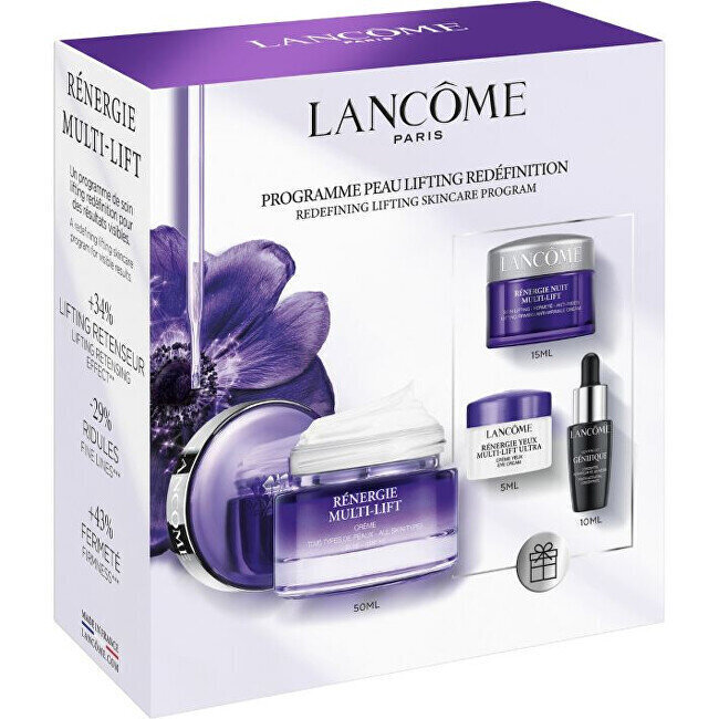 Näohoolduskomplekt Lancôme Rénergie Multi-Lift naistele: päevakreem SPF15, 50 ml + öökreem Lifting Firming Anti-Wrinkle Night Cream, 15 ml + silmakreem Lifting Filler, 5 ml + näoseerum Youth Activating Concentrate, 10 ml hind ja info | Näokreemid | hansapost.ee