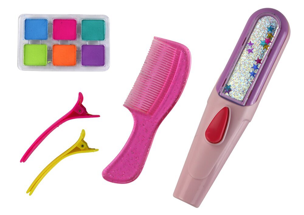 Laste ilukomplekt LeanToys Hair Painting Set Beauty Set Accessories, 1 tk hind ja info | Laste ja ema kosmeetika | hansapost.ee