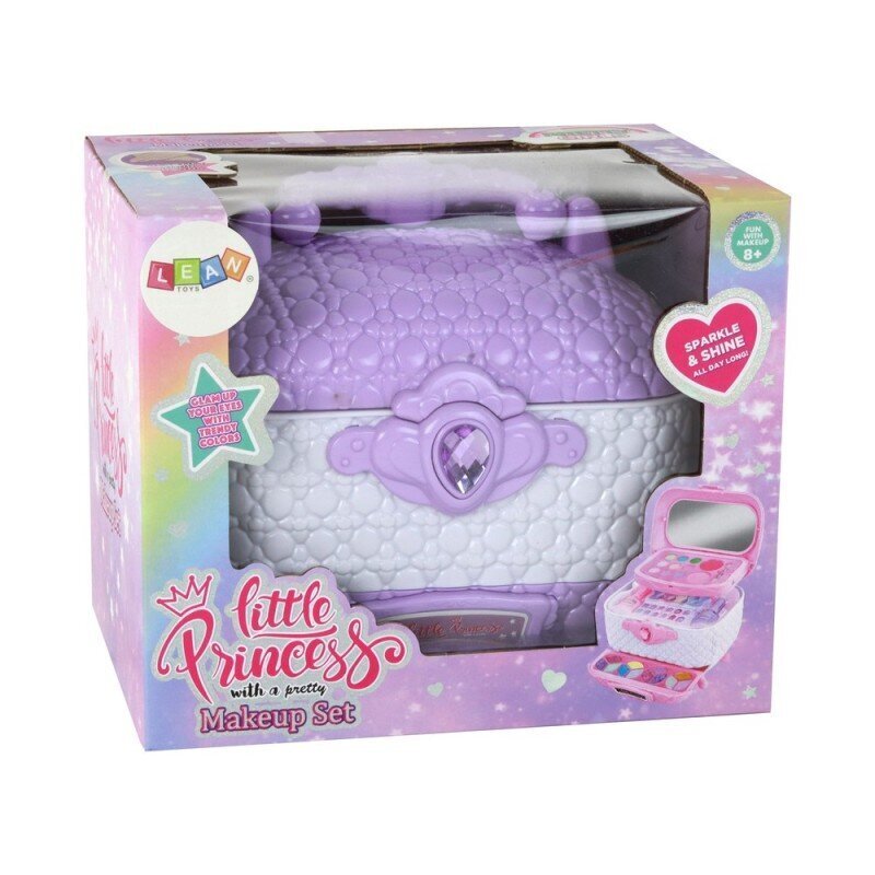 Laste ilukomplekt LeanToys Purple Beauty Set, 1 tk цена и информация | Laste ja ema kosmeetika | hansapost.ee