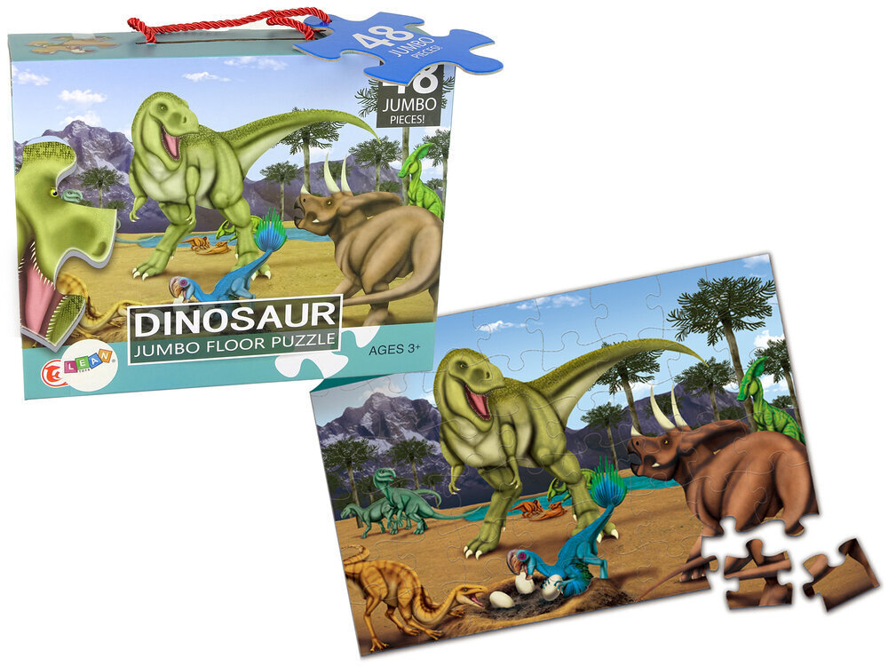 Pusle Dinosaurused, 48 tükki цена и информация | Pusled lastele ja täiskasvanutele | hansapost.ee