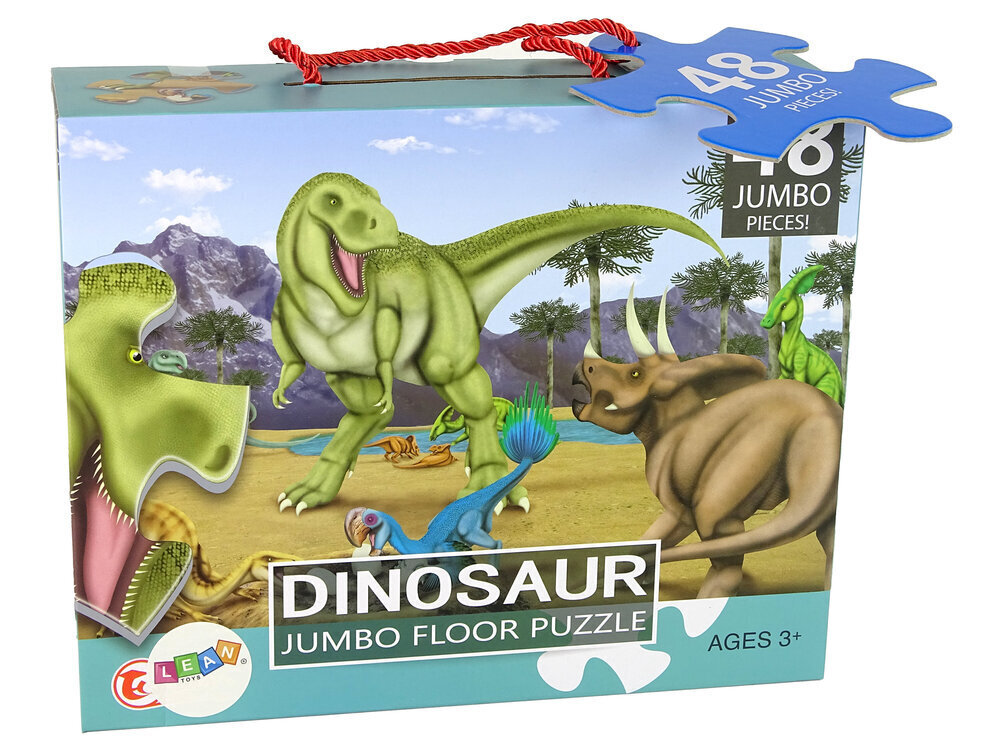 Pusle Dinosaurused, 48 tükki цена и информация | Pusled lastele ja täiskasvanutele | hansapost.ee