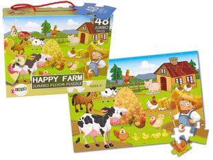 Пазл для детей Животные на ферме 48 деталей цена и информация | Пазлы | hansapost.ee