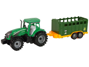 Фрикционный привод прицепа прицепа Green Farm Tractor цена и информация | Игрушки для мальчиков | hansapost.ee