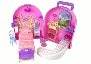 Расширяемая мебель для большого кукольного домика-чемодана цена и информация | Игрушки для девочек | hansapost.ee