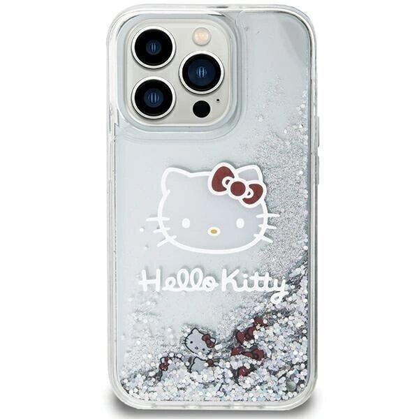 Hello Kitty Liquid Glitter Charms Kitty Head Case цена и информация | Telefonide kaitsekaaned ja -ümbrised | hansapost.ee