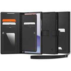 Spigen Wallet "S" Plus Sam S24 Ultra S928 czarny|black ACS07308 цена и информация | Чехлы для телефонов | hansapost.ee