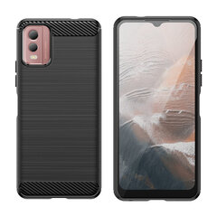 Силиконовый чехол Carbon Case для Nokia C32 - черный цена и информация | Чехлы для телефонов | hansapost.ee