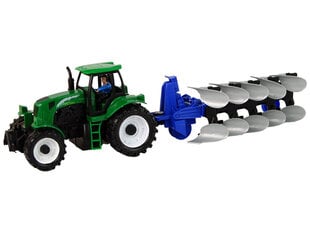 Roheline traktor koos adrataluga цена и информация | Игрушки для мальчиков | hansapost.ee
