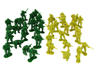 Набор военных солдатиков, 51 предмет, зеленый цена и информация | Игрушки для мальчиков | hansapost.ee