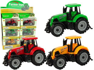Põllumajandussõidukite traktorifarm, suured rattad, 3 värvi hind ja info | Mänguasjad poistele | hansapost.ee
