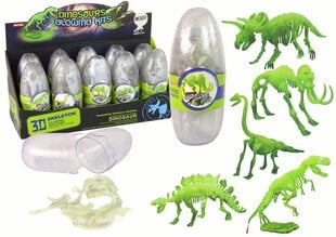 3D dinosauruse skelett munas Lean Toys, 1 tk. цена и информация | Игрушки для мальчиков | hansapost.ee