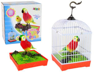 Поющий красочный попугай с клеткой цена и информация | Игрушки для девочек | hansapost.ee