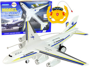 Пассажирский самолет с дистанционным управлением, белый цена и информация | Игрушки для мальчиков | hansapost.ee