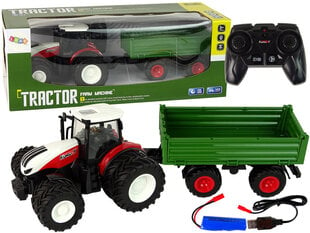 Kaugjuhitav traktor koos haagisega цена и информация | Игрушки для мальчиков | hansapost.ee
