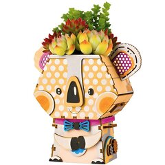 Деревянный 3D пазл - вазон Robotime Koala, 47 деталей цена и информация | Пазлы | hansapost.ee
