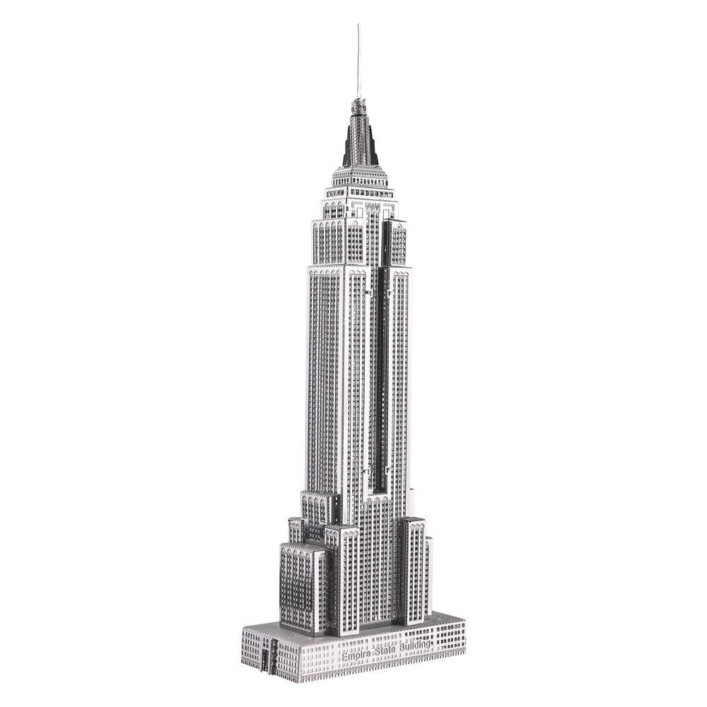 Metallist konstruktor 3D mudel Empire State Building Piececool, 21 tk цена и информация | Klotsid ja konstruktorid | hansapost.ee