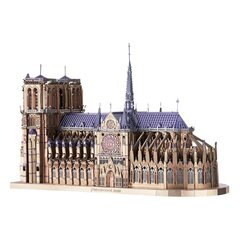 Metallist 3D-konstruktor Piececool Notre Dame'i katedraal, 382 d. hind ja info | Laste mänguasjad alates 3.a | hansapost.ee