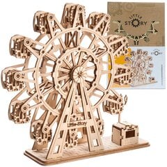 Деревянный пазл 3D модель Little Story Колесо обозрения цена и информация | Конструкторы и кубики | hansapost.ee