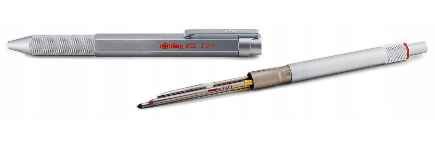 Pliiats ja pastakas 3in1 Multipen Rotring 600 цена и информация | Kirjutusvahendid | hansapost.ee