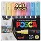 Markerid Uni-Ball Posca PC-1M Soft Color, 8 värvi. hind ja info | Kunstitarbed, voolimise tarvikud | hansapost.ee