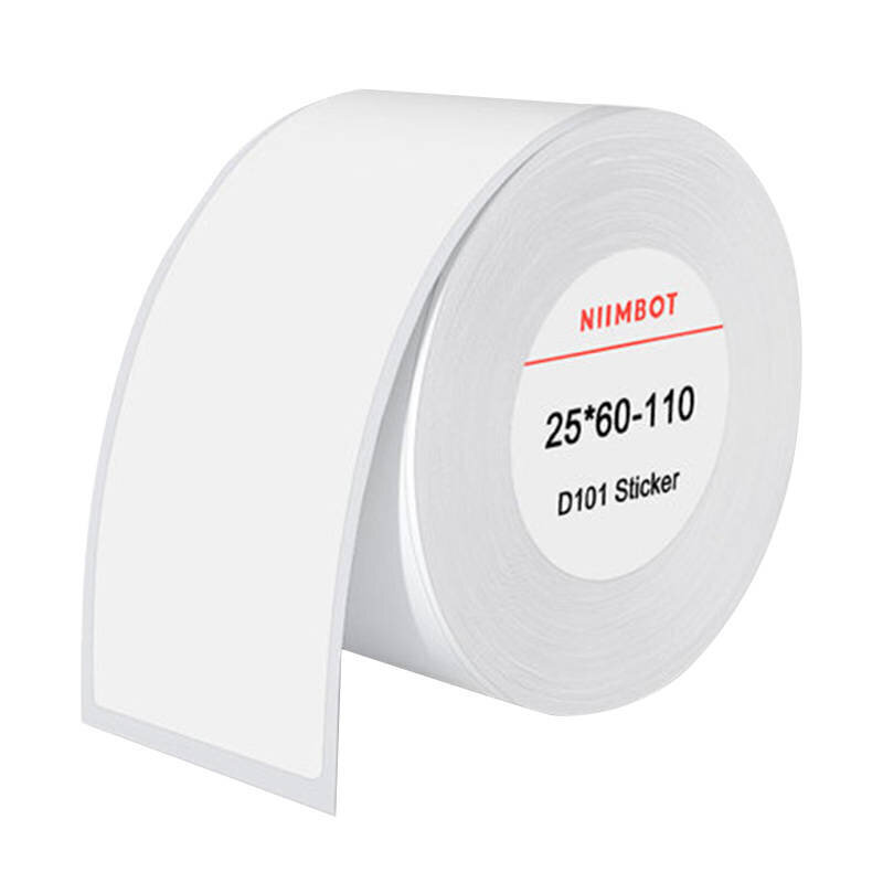 Niimbot kleebised 25x60 mm, 110 tk valge hind ja info | Kirjatarvikud | hansapost.ee