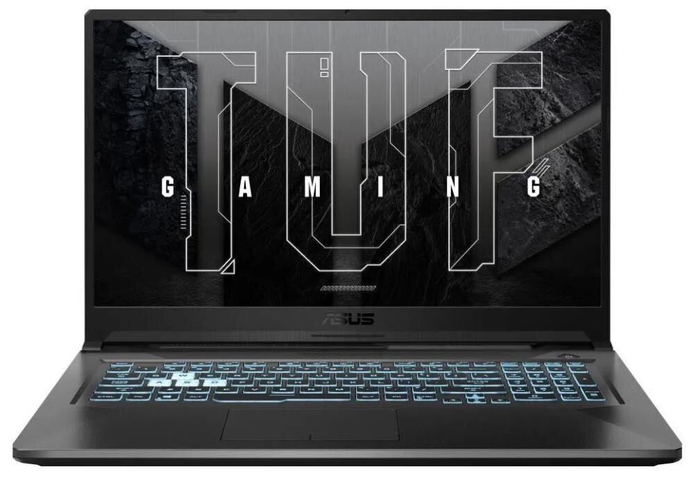 Notebook|ASUS|TUF|Gaming A17|FA706NF-HX026W|CPU Ryzen 5|7535HS|3300 MHz|17.3&quot;|1920x1080|RAM 8GB|DDR5|5600 MHz|SSD 512GB|GeForce RTX 2050|4GB|ENG|Windows 11 Home|Black|2.6 kg|90NR0JH5-M001K0 цена и информация | Sülearvutid | hansapost.ee