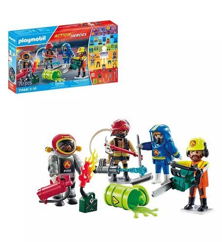 71468 Playmobil® Action Heroes, tuletõrjekomando цена и информация | Klotsid ja konstruktorid | hansapost.ee