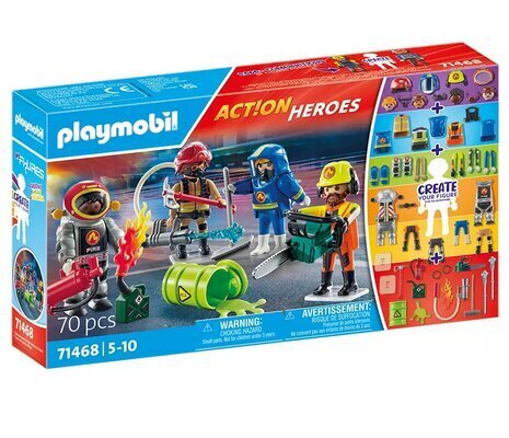 71468 Playmobil® Action Heroes, tuletõrjekomando цена и информация | Klotsid ja konstruktorid | hansapost.ee