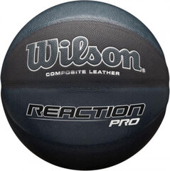 Баскетбольный мяч Wilson Reaction Pro Shadow, размер 7 цена и информация | Баскетбольные мячи | hansapost.ee