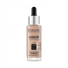 Jumestuskreem Eveline Cosmetics Liquid Control 24H, 32ml, 025 light rose hind ja info | Jumestuskreemid ja puudrid | hansapost.ee