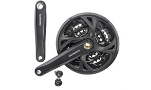 Shimano Crankset FC-M371 175mm 44x32x22T Black цена и информация | Другие запчасти для велосипеда | hansapost.ee