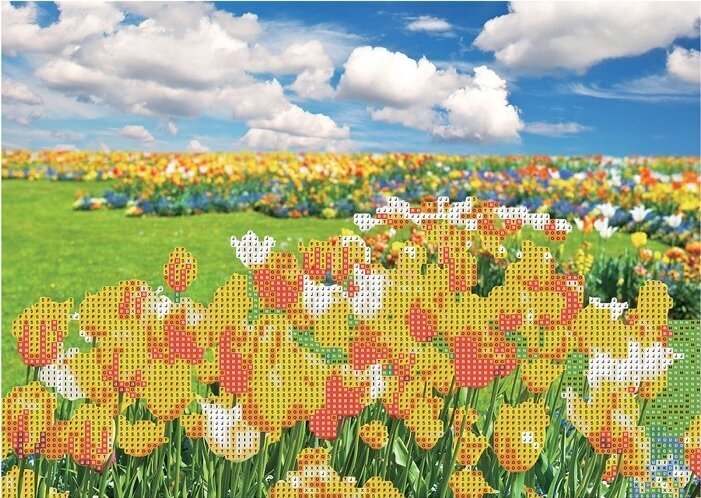 Teemantmosaiigikomplekt Tulips, Centrum, 300x400mm цена и информация | Teemantmaalide komplektid | hansapost.ee