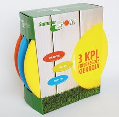Набор пластин для диск-гольфа Summer Sport, разные цвета цена и информация | Discgolf | hansapost.ee