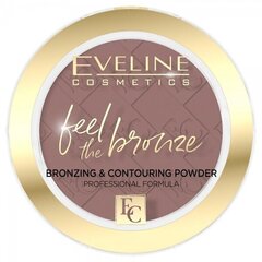 Kompaktpuuder Eveline Cosmetics Feel the Bronze, 02 chocolate cake hind ja info | Jumestuskreemid ja puudrid | hansapost.ee