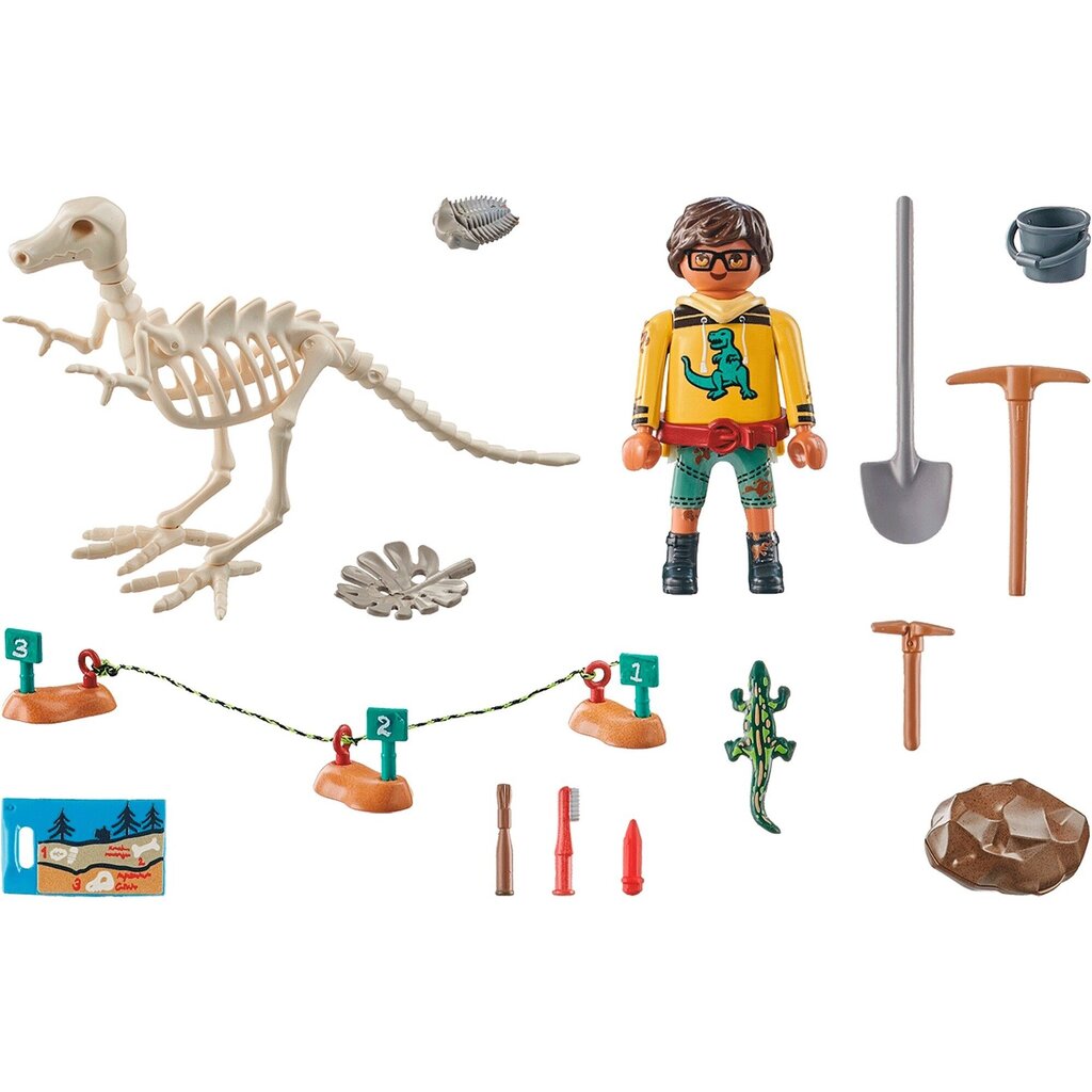 71527 Playmobil® Dinos, dinosauruste kaevamise komplekt цена и информация | Klotsid ja konstruktorid | hansapost.ee