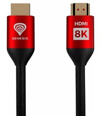 Kabelis Genesis HDMI Male - HDMI Male 3m 8K  XBOX X | S Red цена и информация | Кабели и провода | hansapost.ee