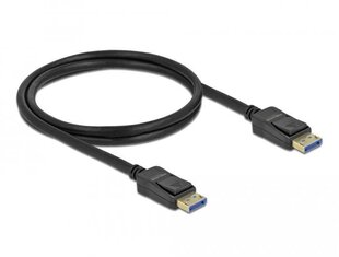 Delock DisplayPort, 1 m hind ja info | Juhtmed ja kaablid | hansapost.ee