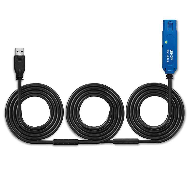 Lindy USB3.0, 20 m hind ja info | Juhtmed ja kaablid | hansapost.ee