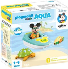71417 Playmobil® 1.2.3 & Disney: Mickey's Boat Tour, veemänguasjad цена и информация | Конструкторы и кубики | hansapost.ee