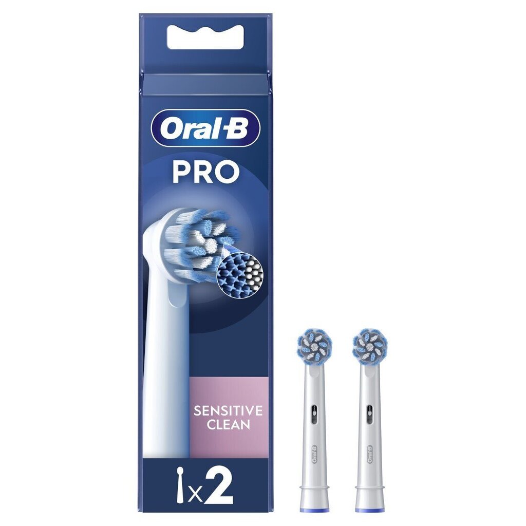 Oral-B EB60-2 Sensitive Clean Pro цена и информация | Elektriliste hambaharjade otsikud | hansapost.ee