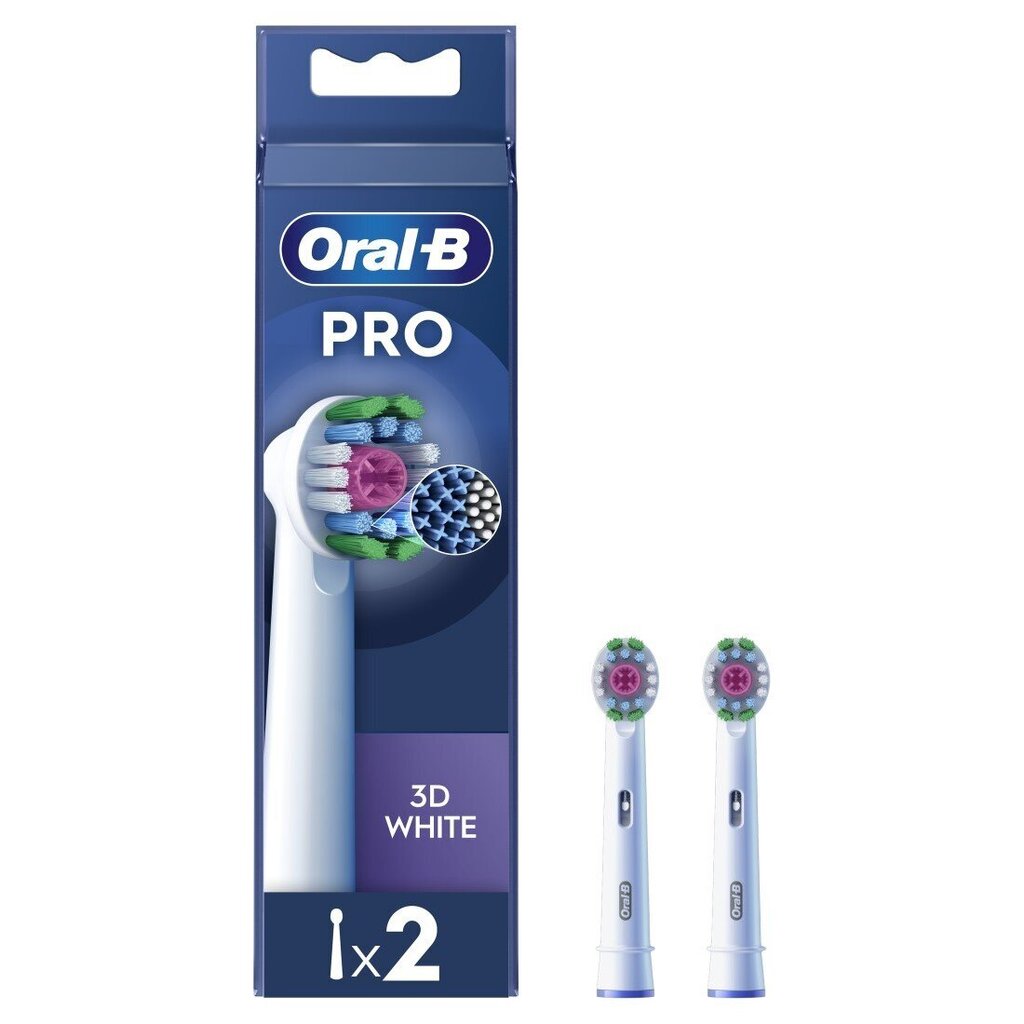 Oral-B EB18-2 3D White Pro цена и информация | Elektriliste hambaharjade otsikud | hansapost.ee