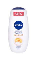 Dušigeel NIVEA CARE&APRICOT 250ml цена и информация | Масла, гели для душа | hansapost.ee