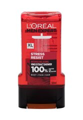 Dušigeel meestele L'Oreal Men Expert Stress Resist Shower Gel, 300 ml hind ja info | Dušigeelid, õlid | hansapost.ee