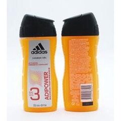 Dušigeel Adidas AdiPower meestele, 250 ml hind ja info | Adidas Kehahooldustooted | hansapost.ee