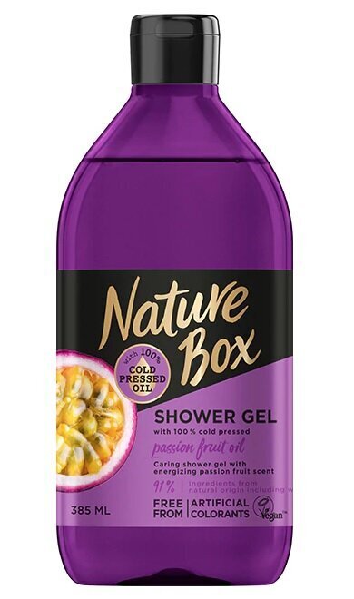 Nature Box BC dushigeel Passion Fruit Oil 385 ml цена и информация | Dušigeelid, õlid | hansapost.ee